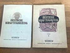 1 + 2 Album figurine AUTO MOTO .. 1952 COMPLETE sticker vespa tir motore bus car