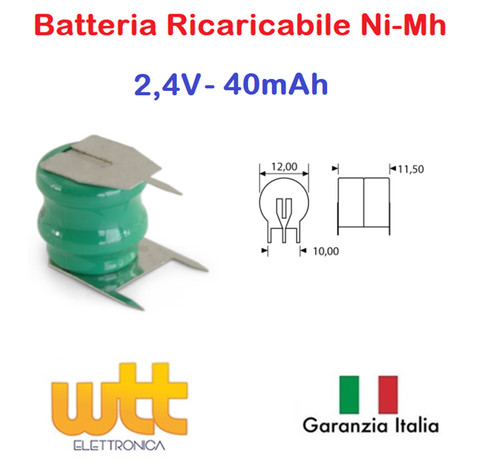 Batteria ricaricabile mh - batteria, ni-mh
