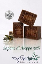 N. 2 pz Sapone d'Aleppo 50%