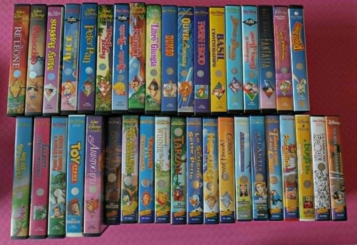 Lotto vhs walt disney - vhs,