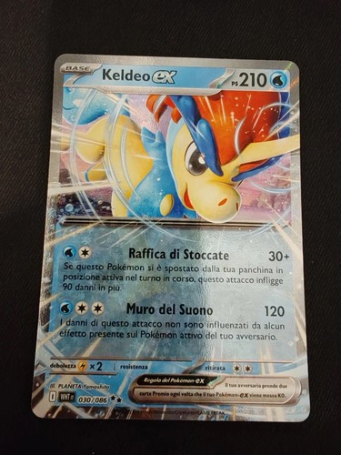 Carta pokemon keldeo - ex,