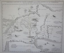 1809 Terra Santa map Iraq Iran
