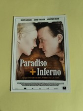 PARADISO + INFERNO - CARTOLINA MINI LOCANDINA CIAK 2006 COLLEZIONE CINEMA