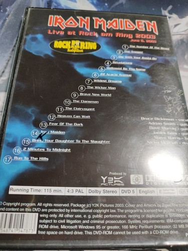 Iron maiden dvd 5718 - iron, √5718