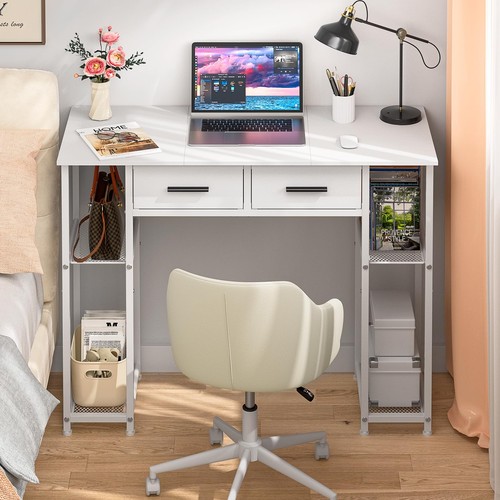 Scrivania per computer bianca - scrivania,