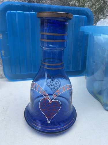 Vintage cobalt blue hand - vintage,