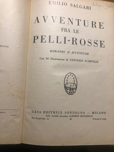 1934 salgari avventure fra - salgari,