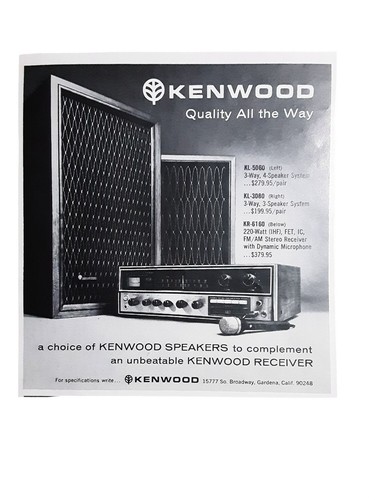 Kenwood 5060 6160 - kl-5060, 1971