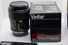 Vivitar 28-70mm f:3,5-4,5  Macro 1:5x per Yashica