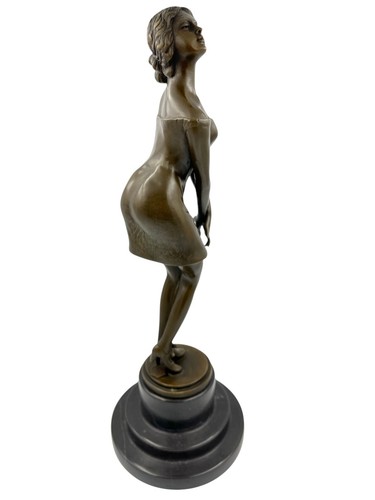 Scultura bronzo donna cm - in,