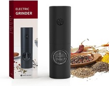 Macina Sale Pepe Elettrico con granulometria regolabile funzionamento con una so