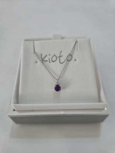 Collana ametista diamante - ametista, e