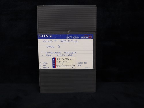 Sony betacam videotape - betacam,