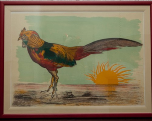 Litografia achille funi - litografia,