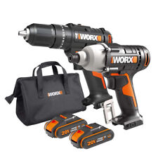 Kit Trapano avvitatore ed avvitatore ad impulsi Combo Worx WX902
