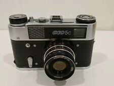 FED  5 C  FOTOCAMERA ANALOGICA  MADE IN URSS - VINTAGE SCATOLA e CUSTODIA 