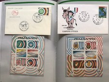Libro Poste Italiane - Anno 1990 con due buste: Napoli campione e Italia mondo