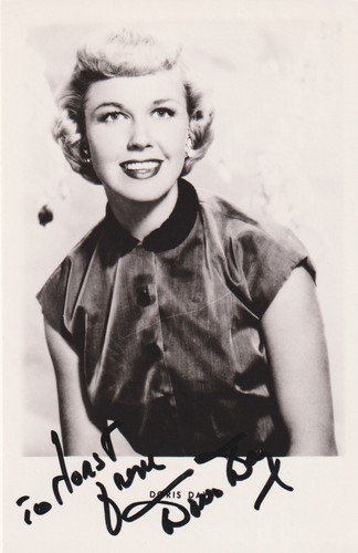 Doris day autografo originale - doris,