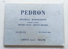 SPARTITO - PEDRON SOLFEGGI E