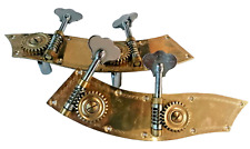 Set Meccaniche per Contrabbasso 3/4 Completo in Ottone Stile Tirolese Dorato