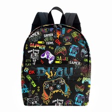 Zaino Scuola Gamer per Ragazzi Zaino Gioco Carino per Scuola Bambini Gioco Prin...