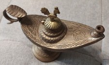 ANTICA LAMPADA AD OLIO IN