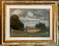 LUXARDO GIORGIO, olio Su Tavola, Cm25x35. Cronologia 1969 Gruppo Labronico