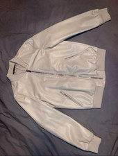 Zara S Bomber Giacca panna bianco