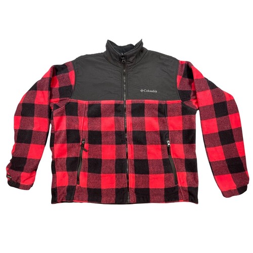 Columbia red buffalo - red, plaid