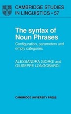 The Syntax of Noun Phrases
