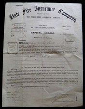 1859 STATE FIRE INSURANCE &