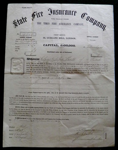 1859 state fire insurance - state,