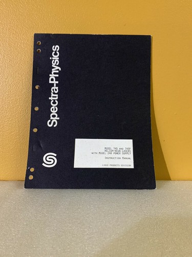 Spectra physics 230000 052a - spectra-physics, 230000-052a