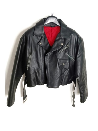 Giacca vera pelle biker - giacca,