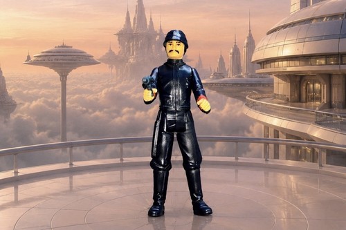 Action figure vintage 1980 - action,