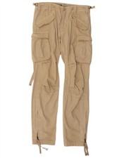 MASON'S Pantalone cargo uomo slim fit IT 48 Medium W32 L33 beige KZ23