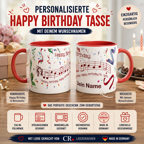 Tazza happy birthday - happy,