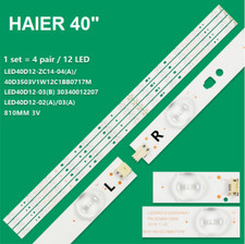 KIT 4 BARRE STRIP LED TV HAIER LED40D12-03-(B) V400HJ6-PE1 40E3500 LE40B510X
