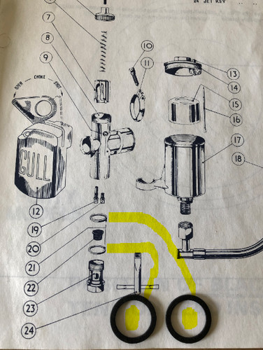 Kit riparazione carburatore