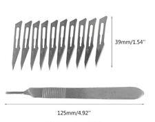 SET 1 bisturi +10 lame #11 pedicure manicure dissezione tassidermia modellismo 