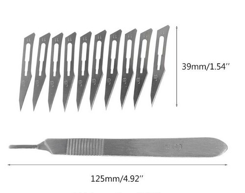 Set bisturi lame 11 - set,