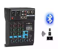 Mixer Controller Audio USB Consolle Professionale 4 Canali Usb karaoke Dj SJ-04