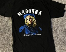 Camicia Madonna Tour nera uomo