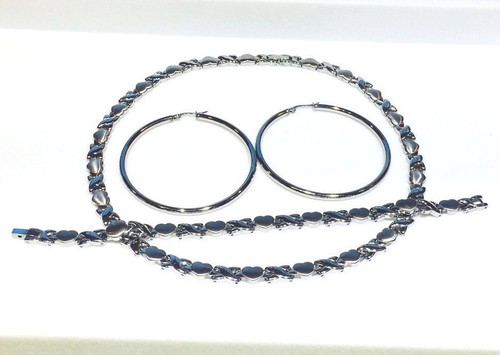 Set orecchini cerchio - cerchio, abbracci