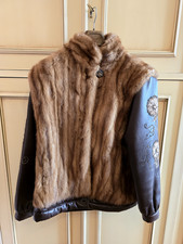 Pelliccia di VERO visone e VERA pelle donna VINTAGE