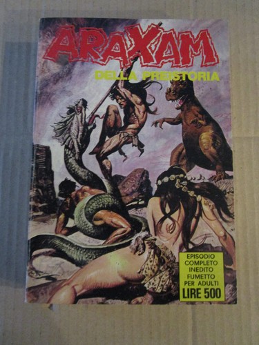 Fumetto vintage araxam - vintage,