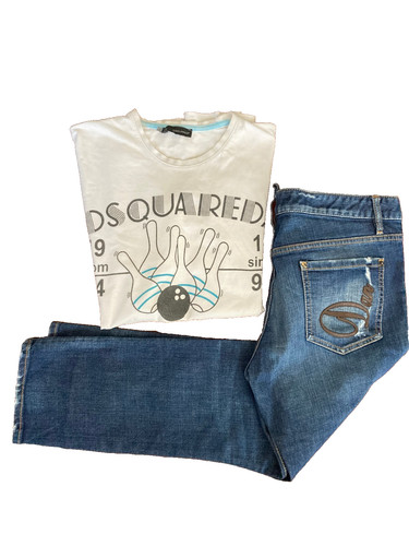Jeans maglietta dsquared2 - +,