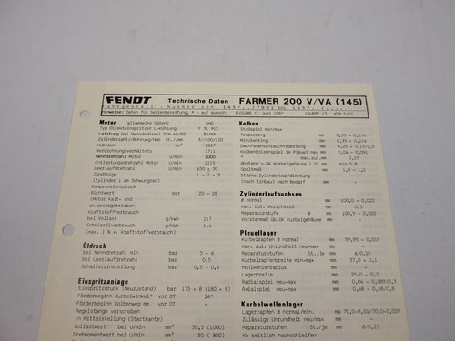 Scheda tecnica officina fendt - officina,