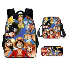 Zaino One Piece Set Di 3 Pezzi
