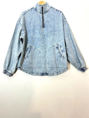 Giacca denim zara oversize - giacca,